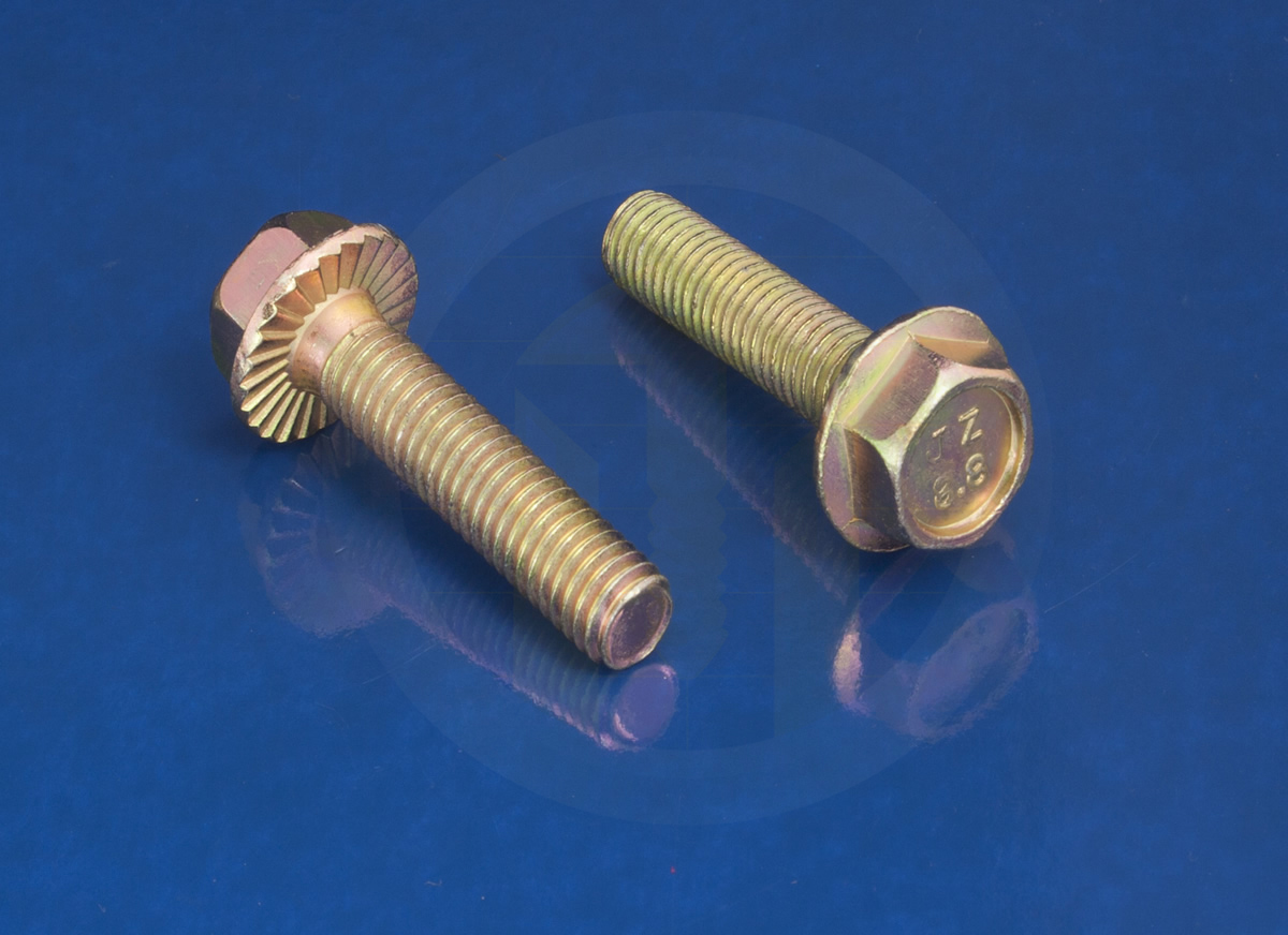 HEXAGONAL CABEZA FLANGE IRIZADO